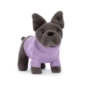 Jellycat Sweater French Bulldog Purple S3FDP