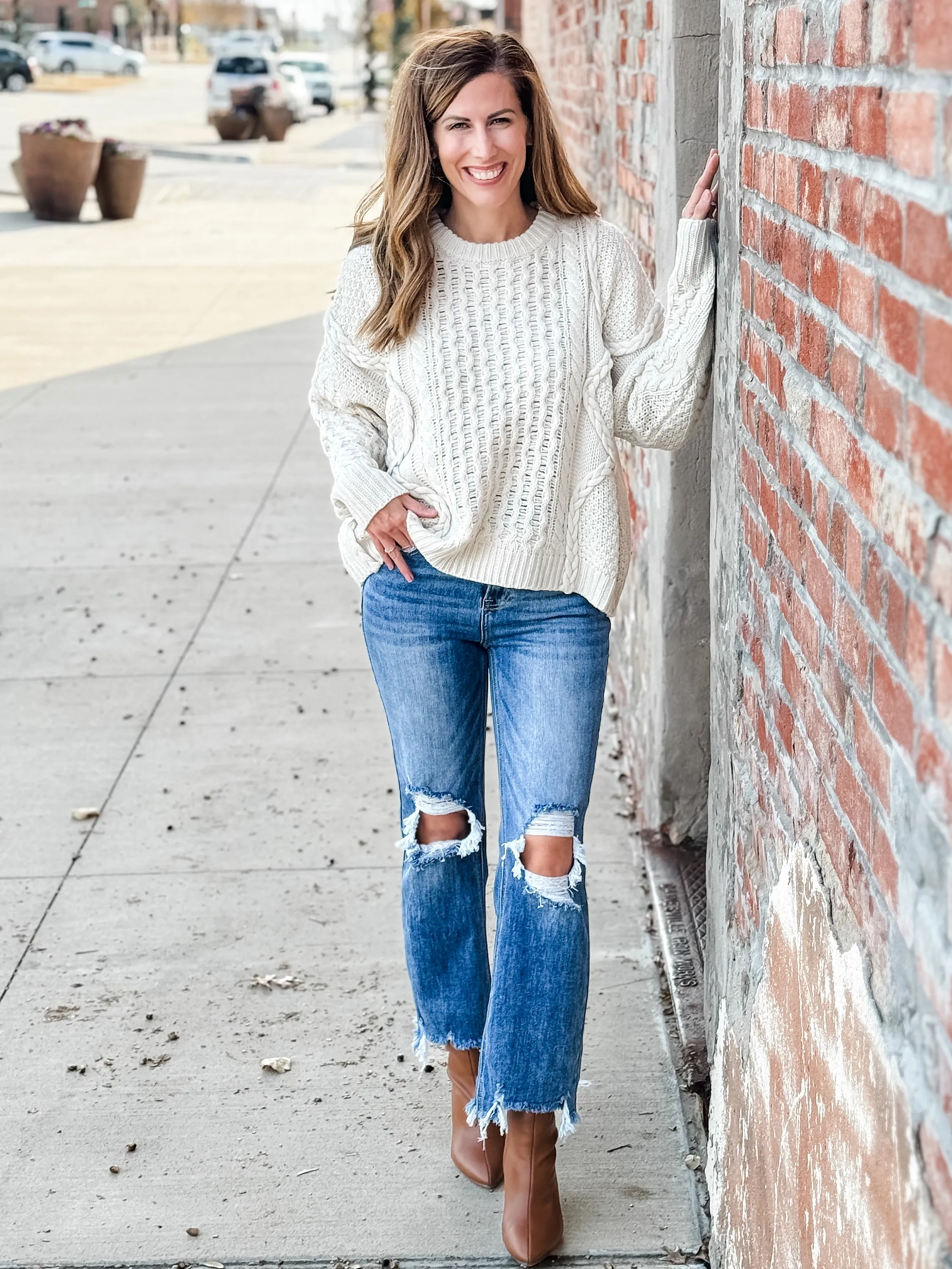 Juliana Cable Knit Sweater