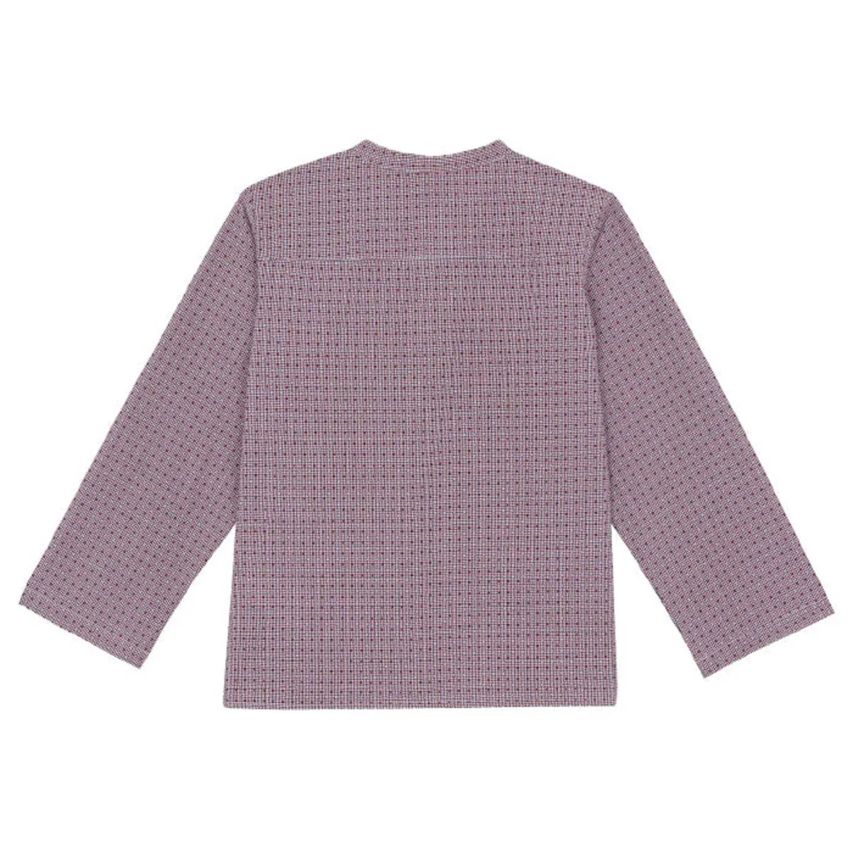 Kids Bonton Internet Shirt - Navy Blue Checks