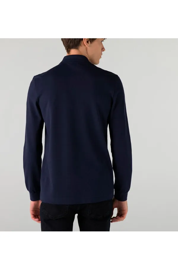 Lacoste Classic L/S Polo Piké Navy