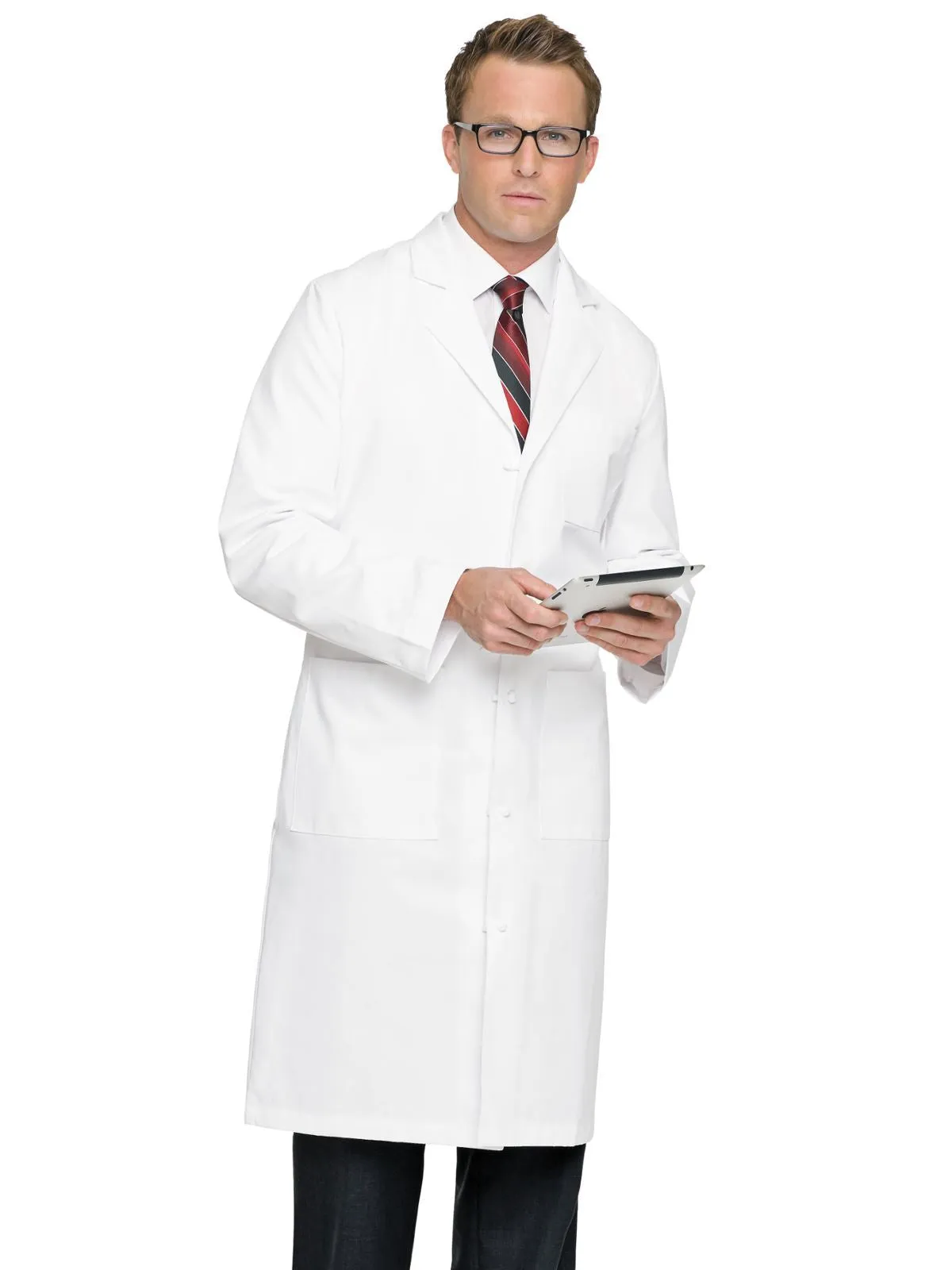 Landau Mens Knotted Lab Coat 3138