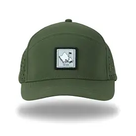 Lau Lau Hybrid - OGA 6 Panel Hybrid Snapback - Lau Lau Green