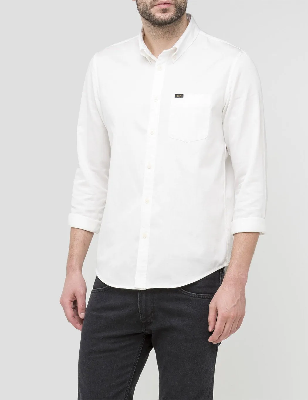 Lee Button Down Shirt - Cloud Dancer