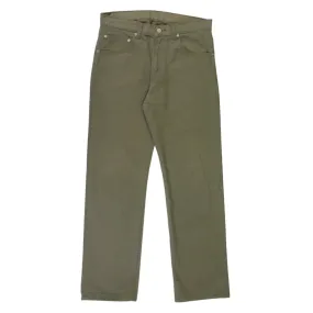 Levi Green Cotton Drill Jeans