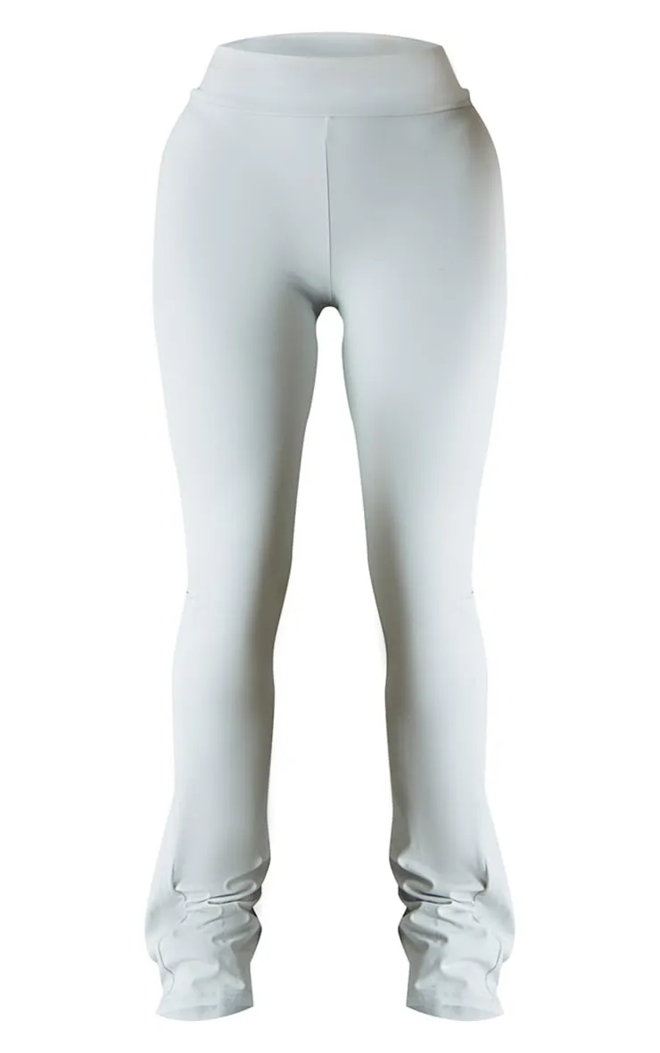 Light Grey Contour Sculpt Foldover Pant