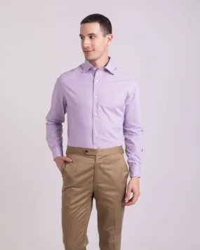 Mauve Gingham Checks Shirt