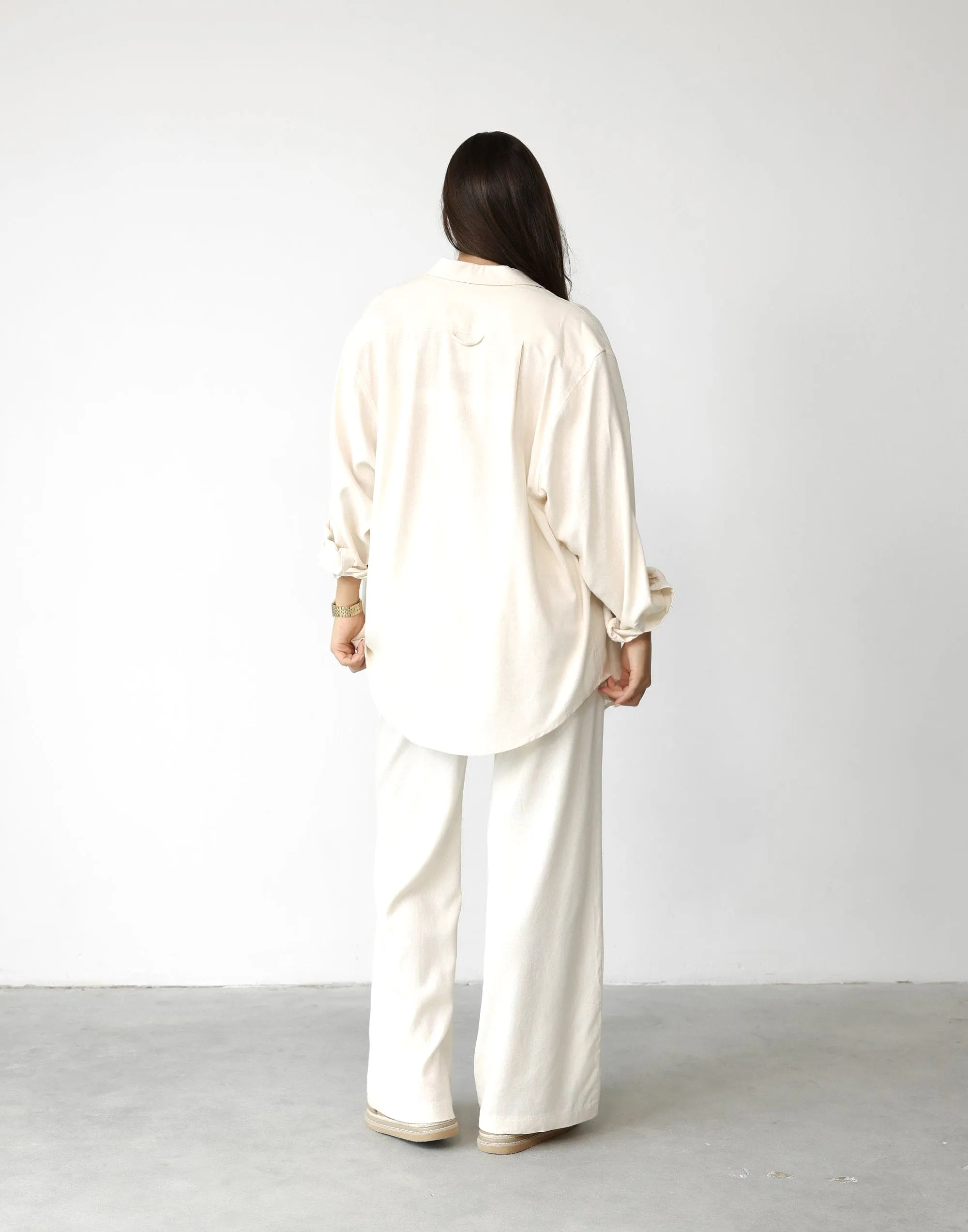 Mckenzie Linen Shirt (Oat)