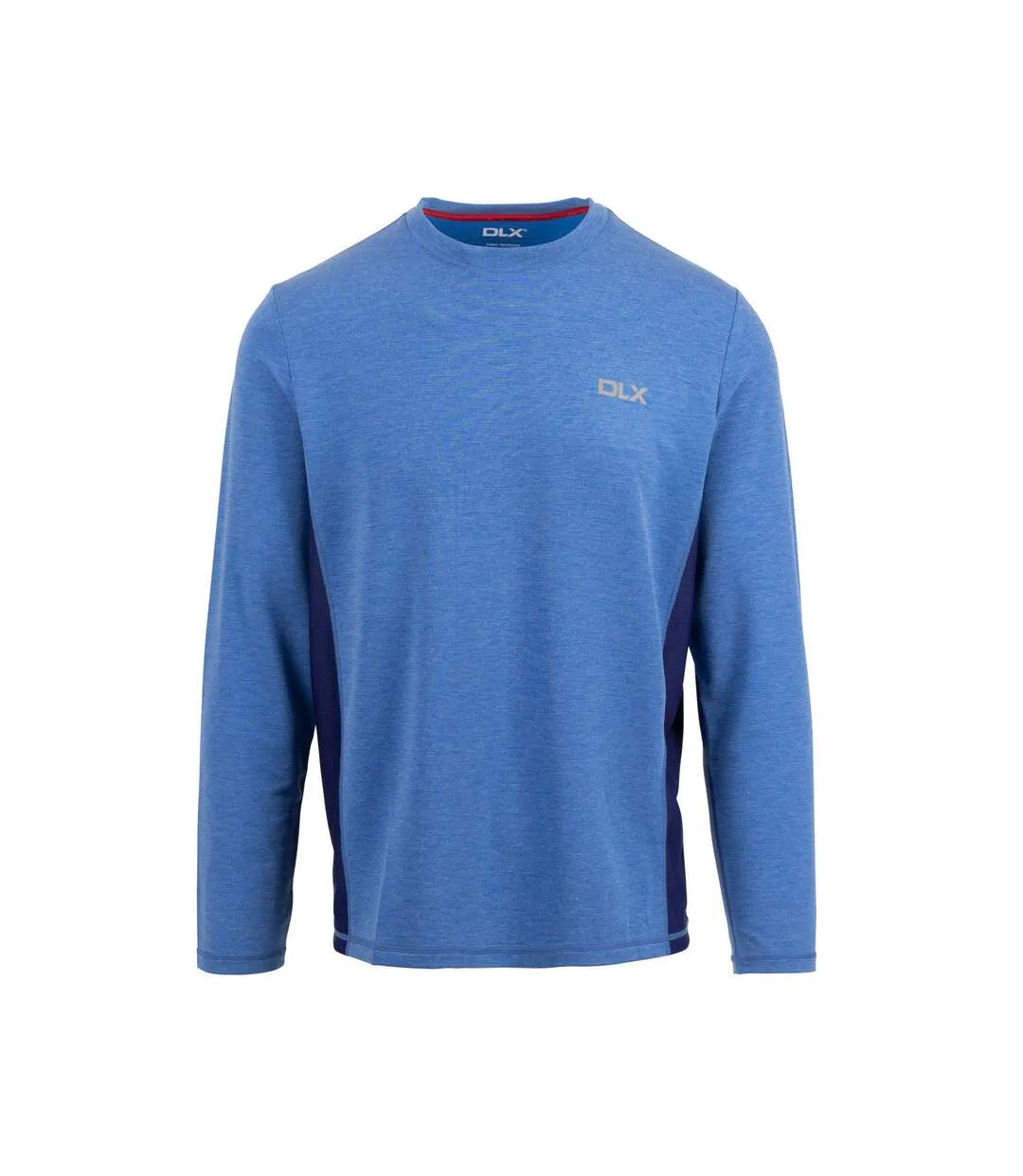 Mens charlie long-sleeved t-shirt blue marl Trespass