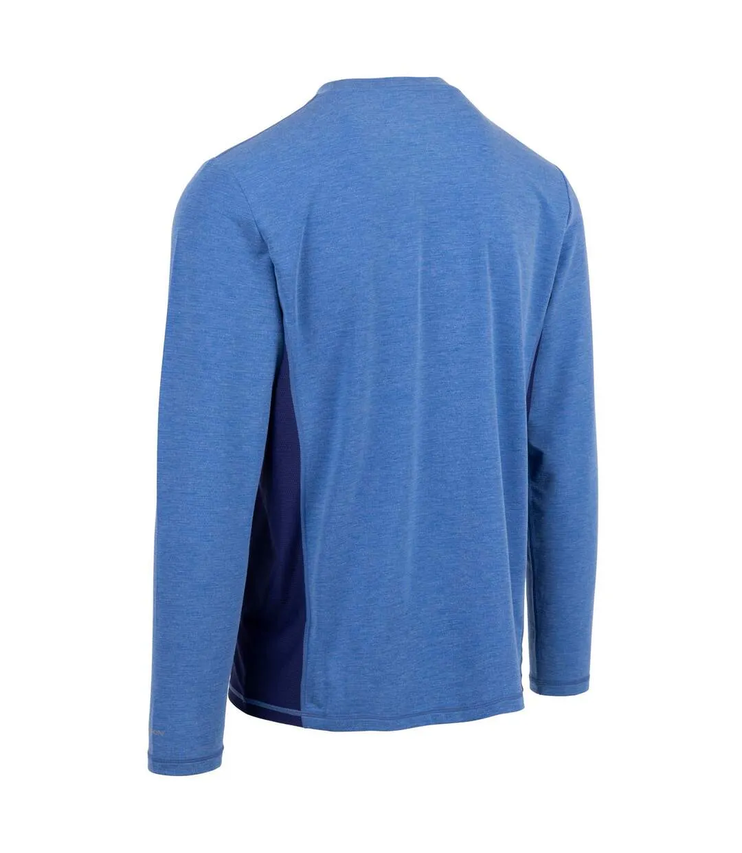 Mens charlie long-sleeved t-shirt blue marl Trespass