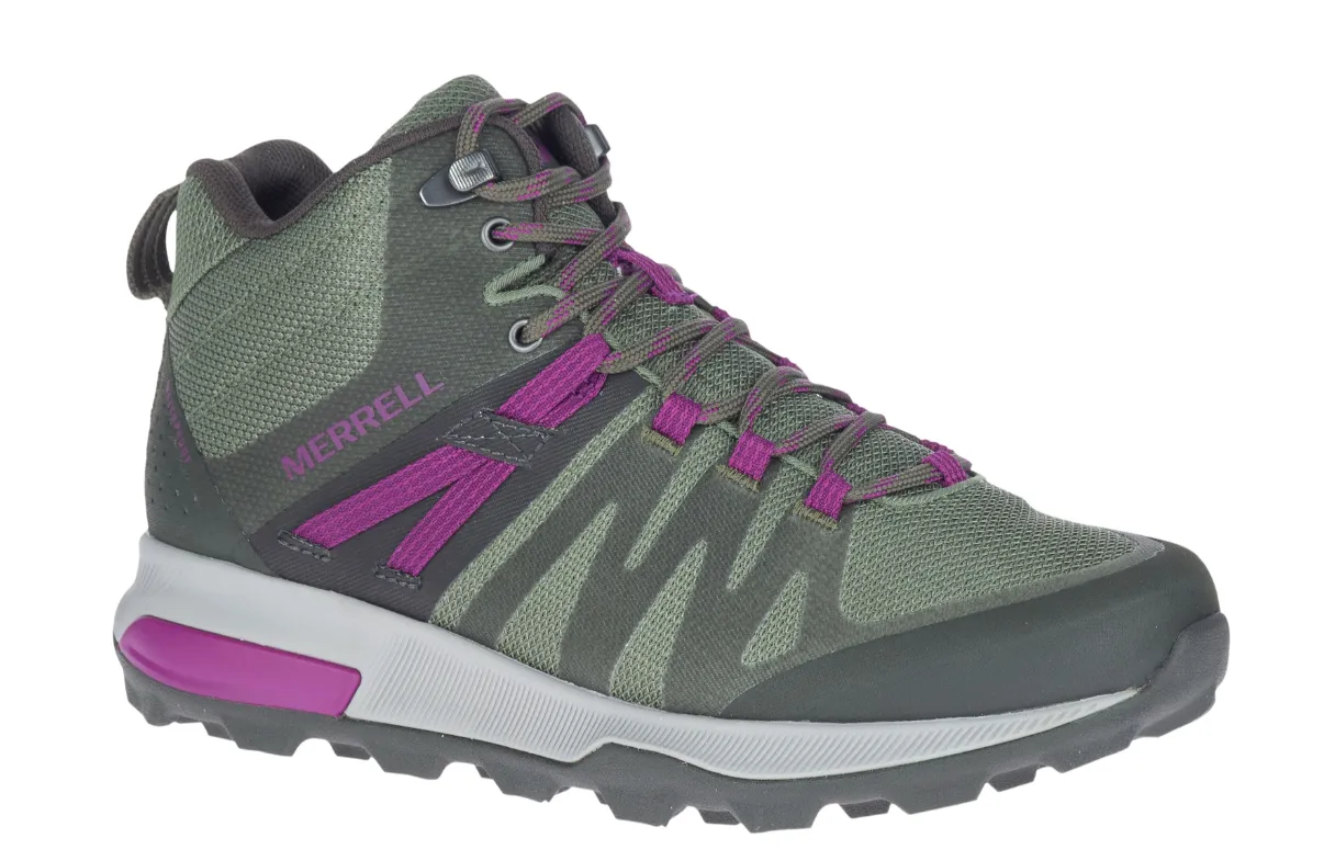 Merrell Womens Zion FST Waterproof Mid Boot-  Olive