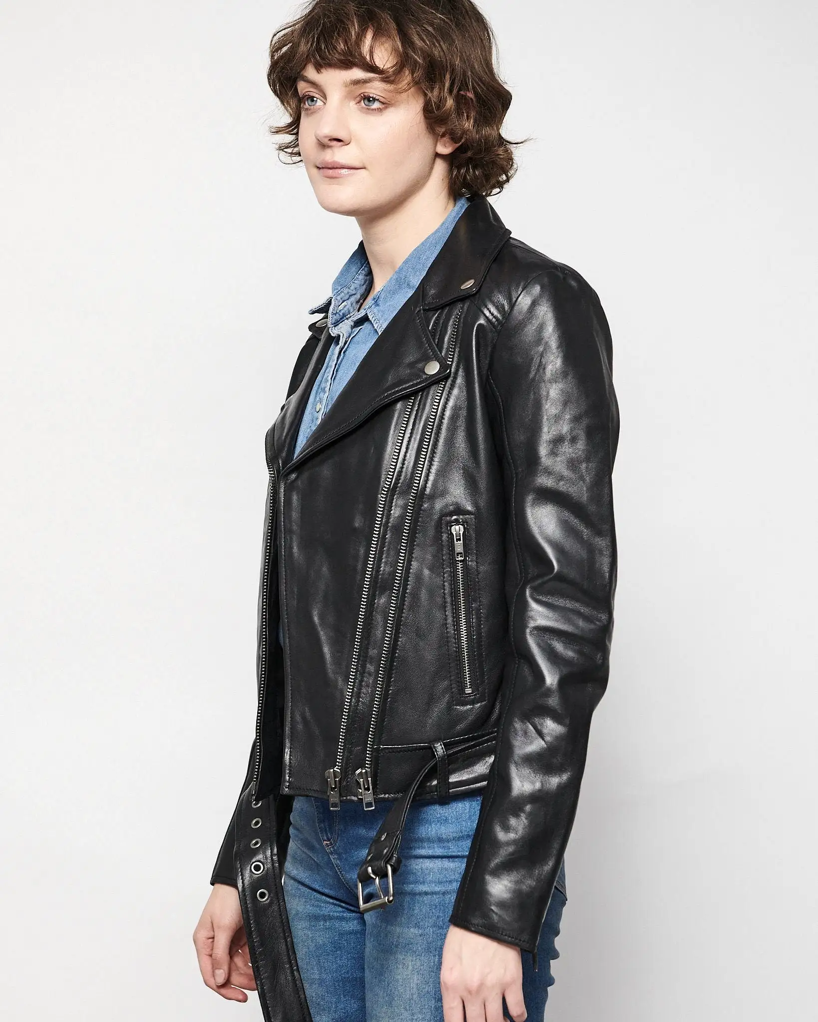 MODERN VICE DOUBLE ZIP MOTO JACKET