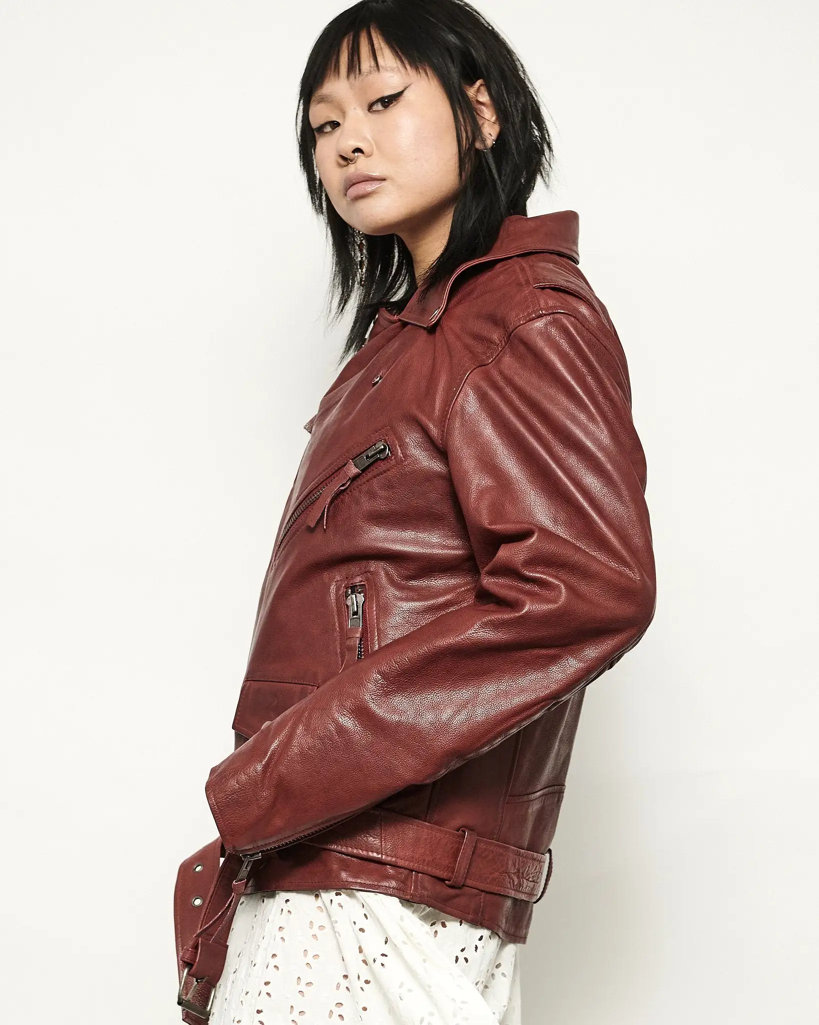 MODERN VICE OXBLOOD MOTO JACKET