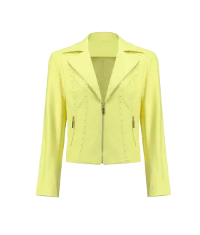 Moto Jacket - Yellow