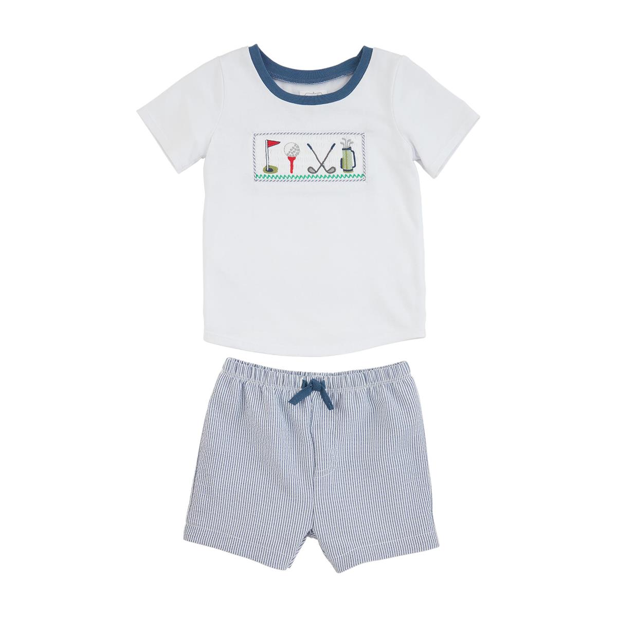 Mud Pie Golf 2pc Short Set