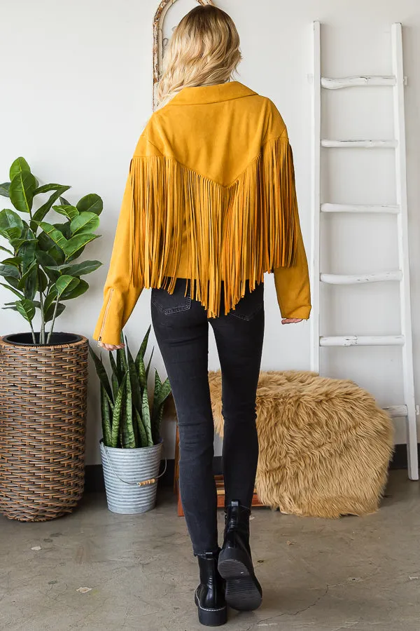 Mustard Moto Jacket