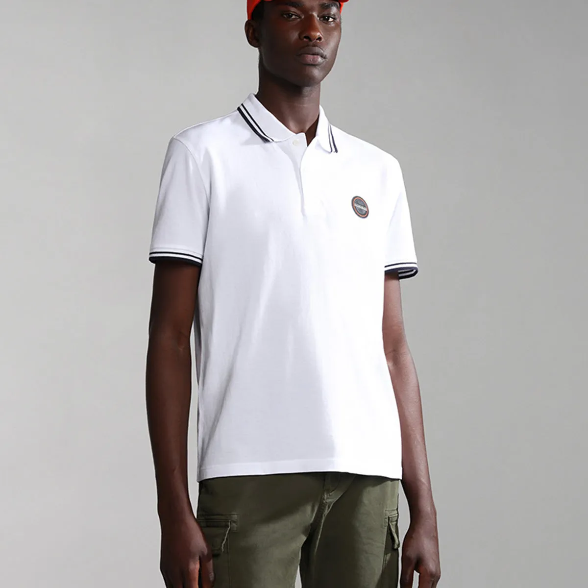 Napapijri - E-Macas SS Polo Shirt in Bright White