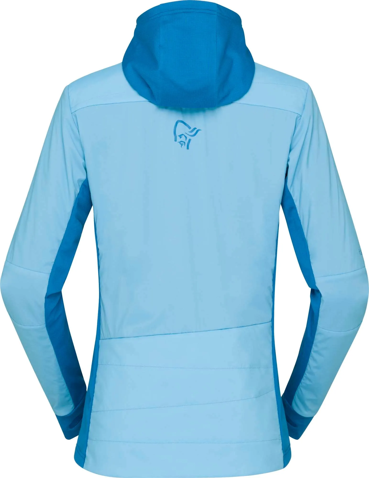 Norrøna Women's Falketind Alpha90 Insulated Zip Hood Aquarius/Mykonos Blue | Buy Norrøna Women's Falketind Alpha90 Ins