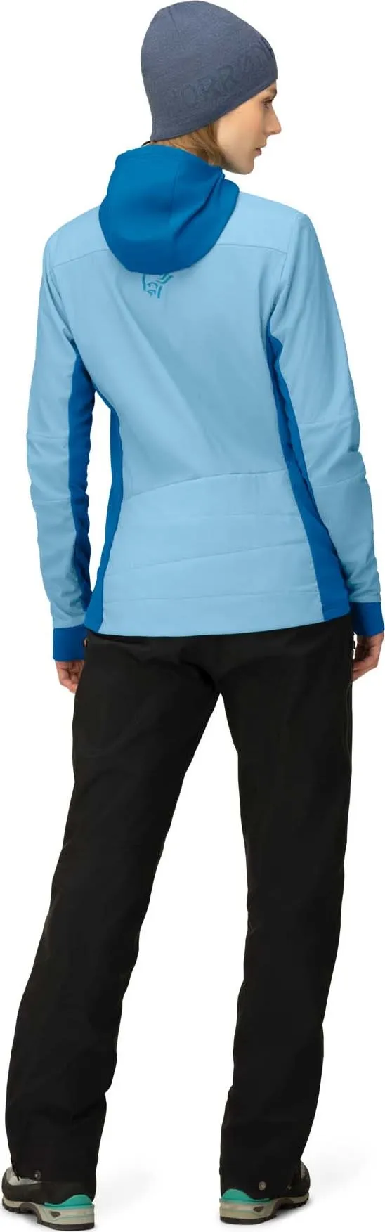 Norrøna Women's Falketind Alpha90 Insulated Zip Hood Aquarius/Mykonos Blue | Buy Norrøna Women's Falketind Alpha90 Ins