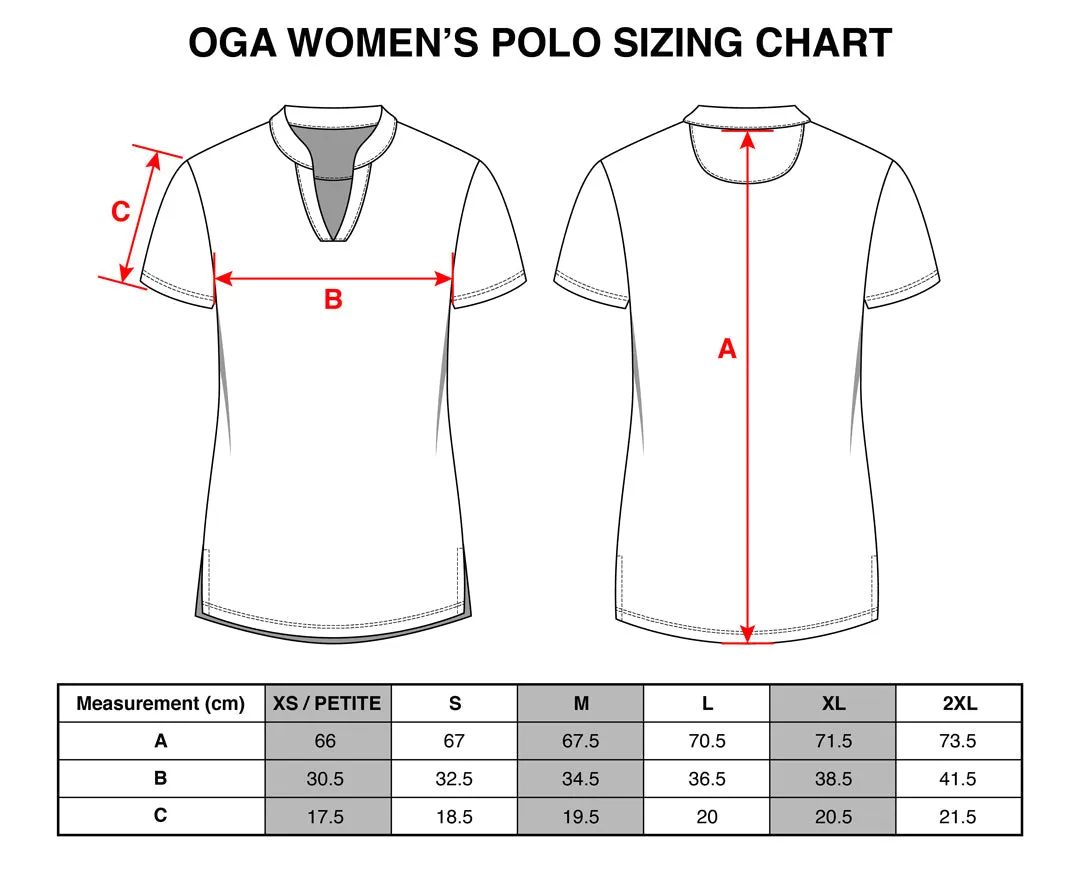 OGA X Bettinardi Tiki 24 - OGA Women's Polo - Tropical Blue