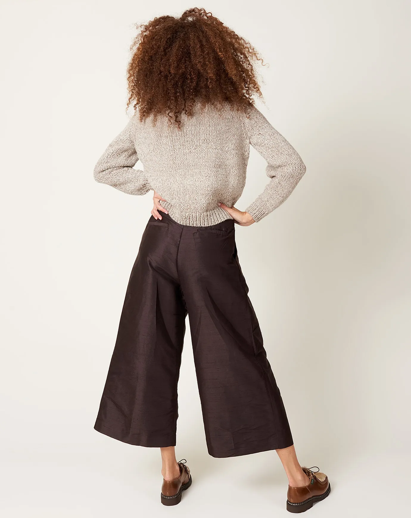 Oldie Pant in Coffee Silk