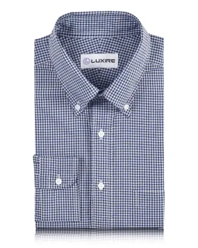 Oxford Blue Gingham Checks Shirt