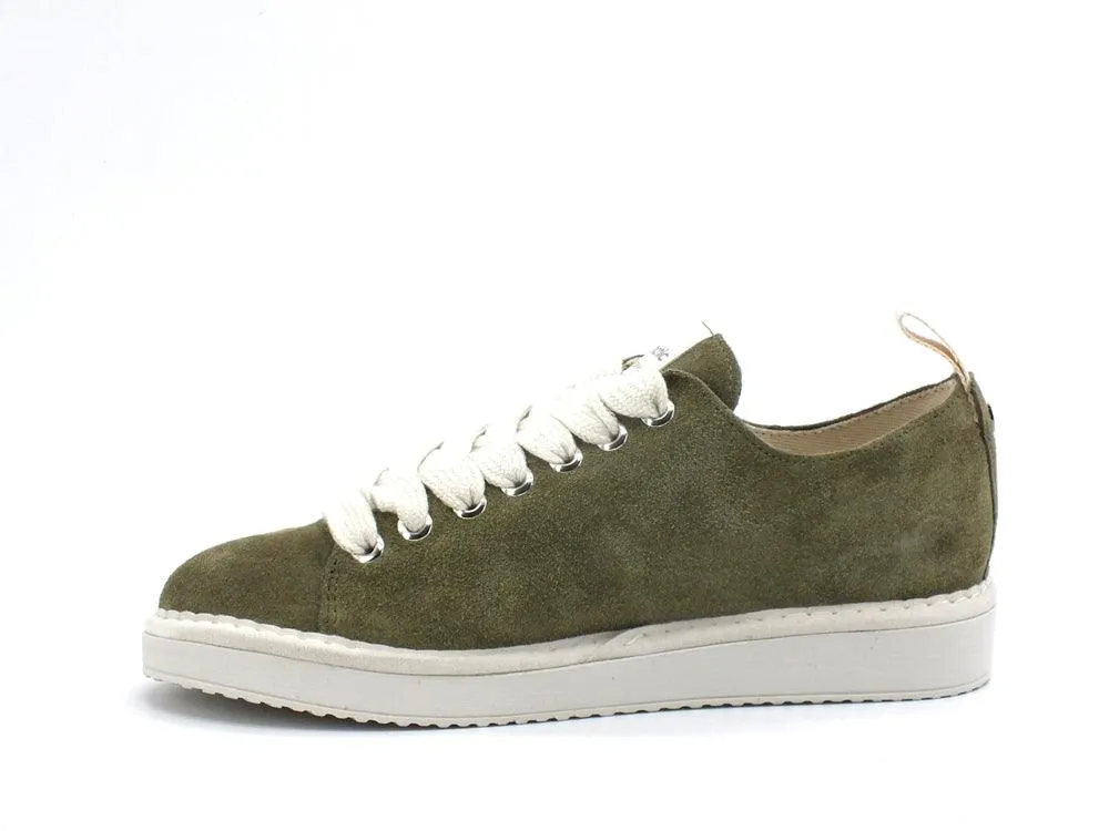 PAN CHIC Sneaker Low Cut Sneaker Donna Olive Pearlgrey P01W14001S8