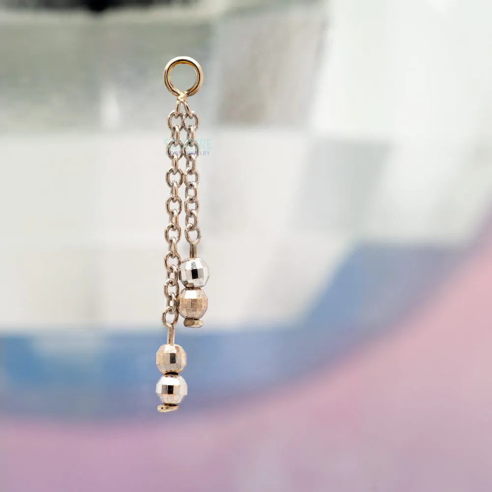 Panic at the Duo Chain Charm in Gold