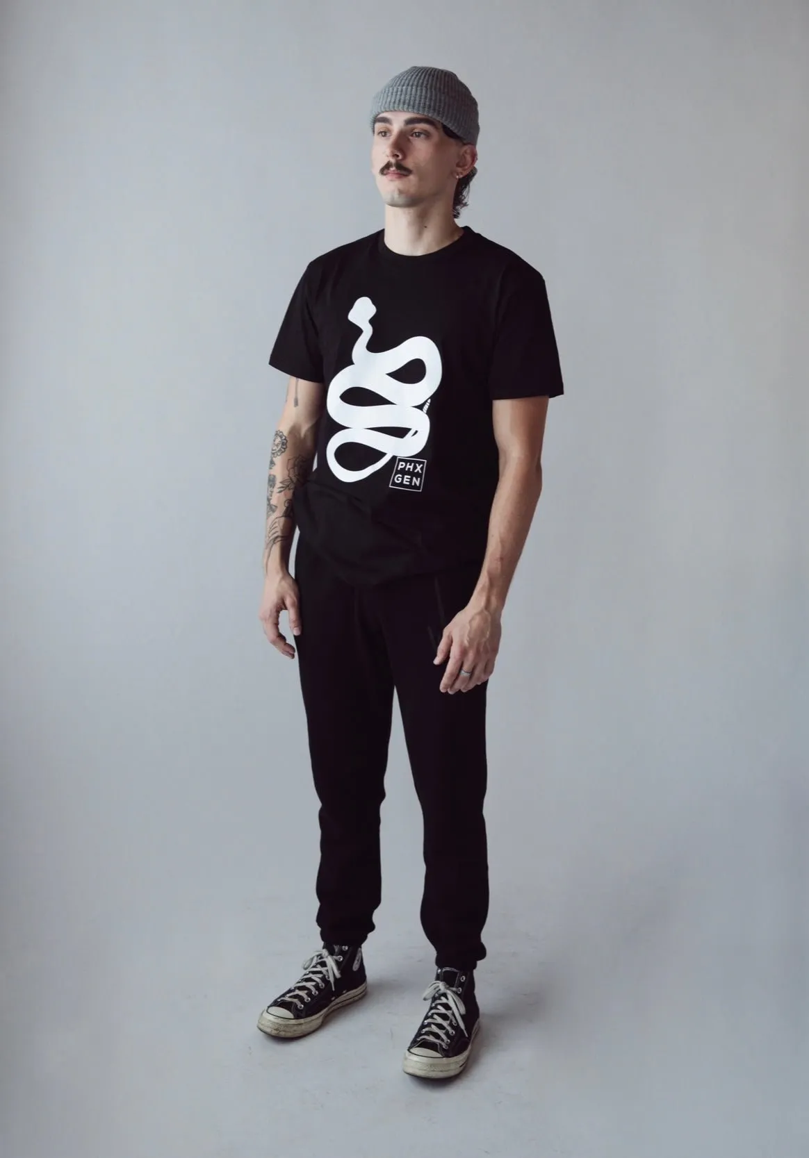 PHX GEN Tee Rattlesnake - Black