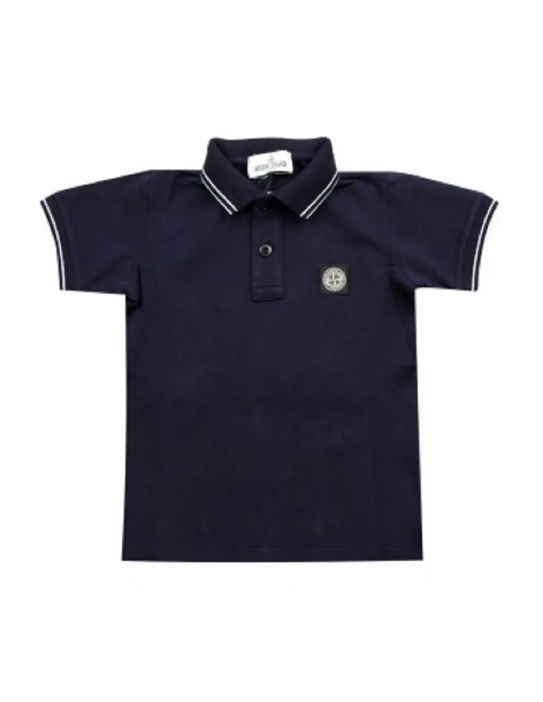 Polo Stone island bimbo 21348 blu ss19