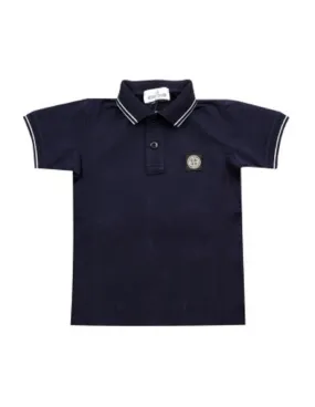 Polo Stone island bimbo 21348 blu ss19