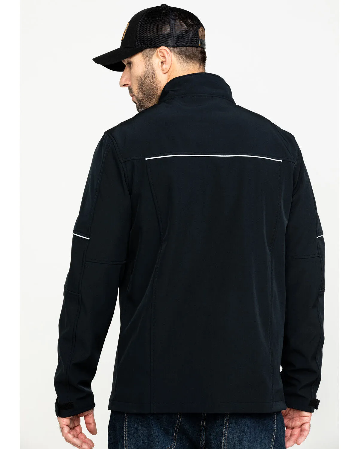 Product Name:  Hawx Men's Reflective Polar Fleece Moto Work Jacket - Tall