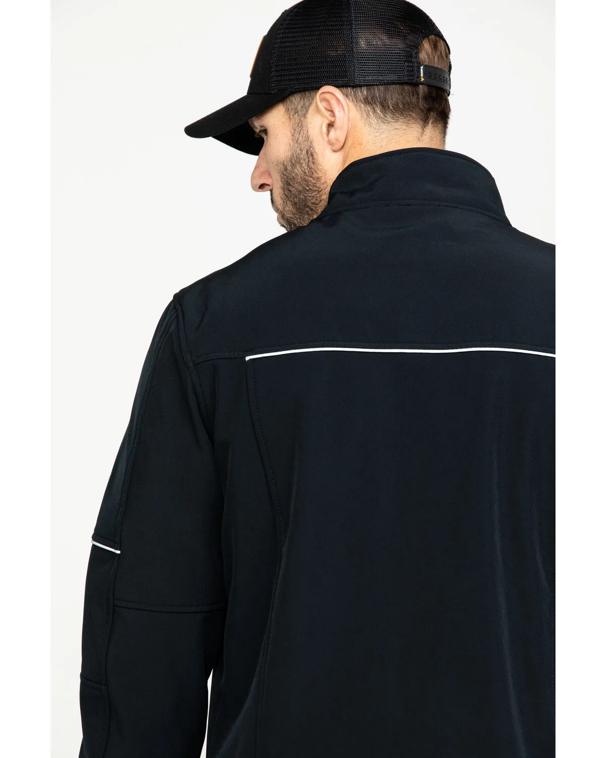 Product Name:  Hawx Men's Reflective Polar Fleece Moto Work Jacket - Tall