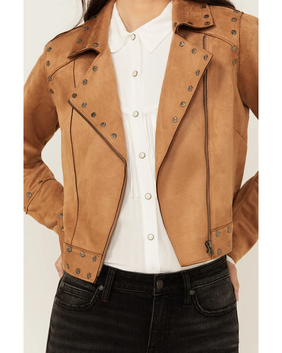 Product Name:  Idyllwind Women's Yorkshire Studded And Embroidered Moto Jacket