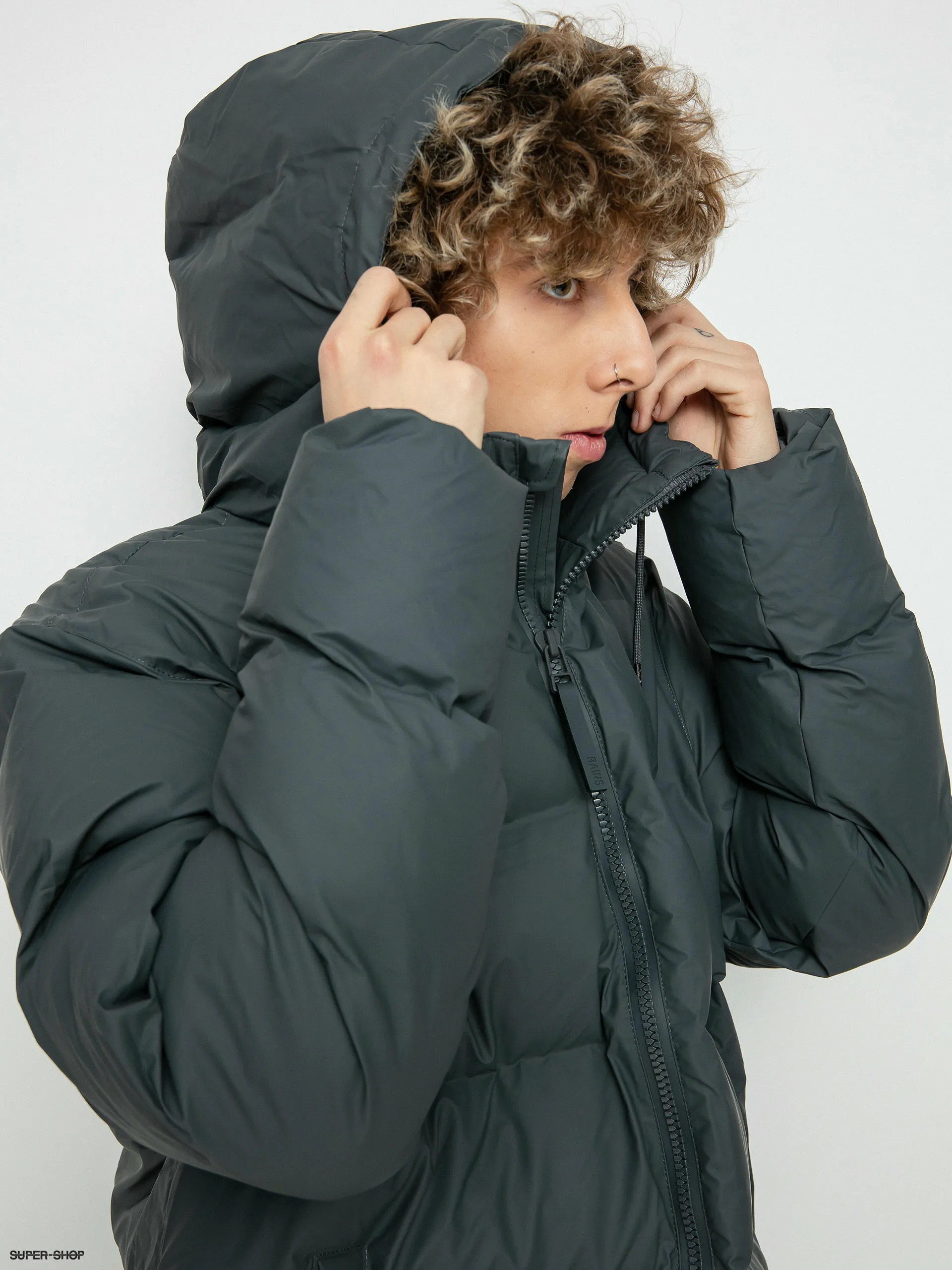 Rains Puffer Jacket Jacket (slate)