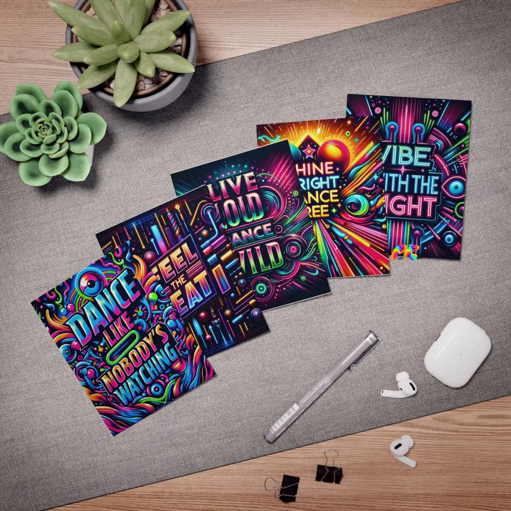 Rave Multi-Design Greeting Cards (5-Pack)