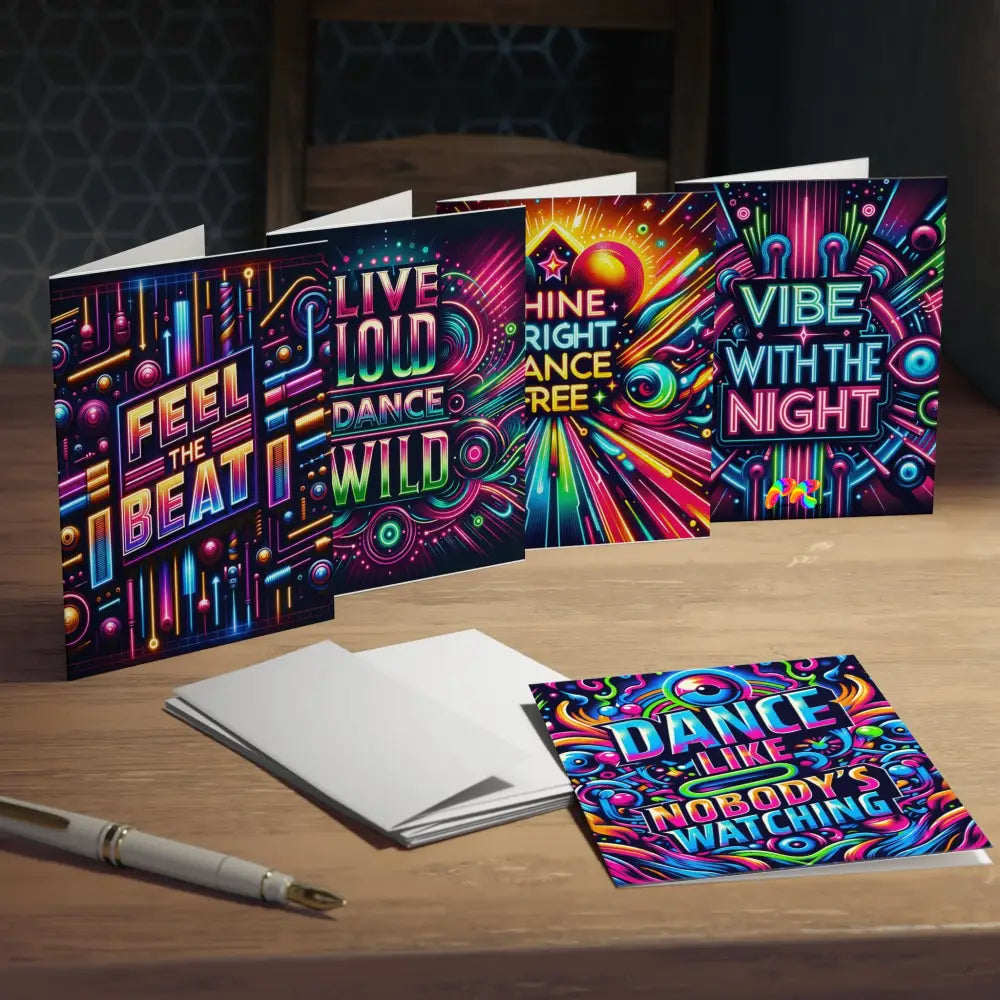 Rave Multi-Design Greeting Cards (5-Pack)