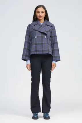 Rr Jacket Blue/Orange Check