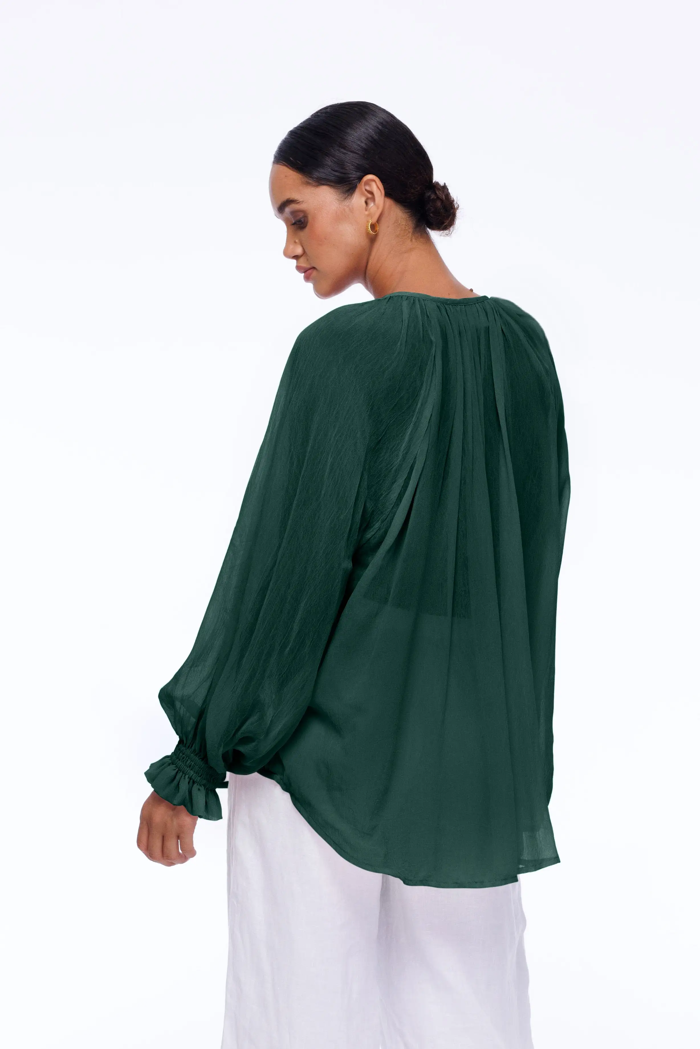 Ruthie Blouse - Emerald