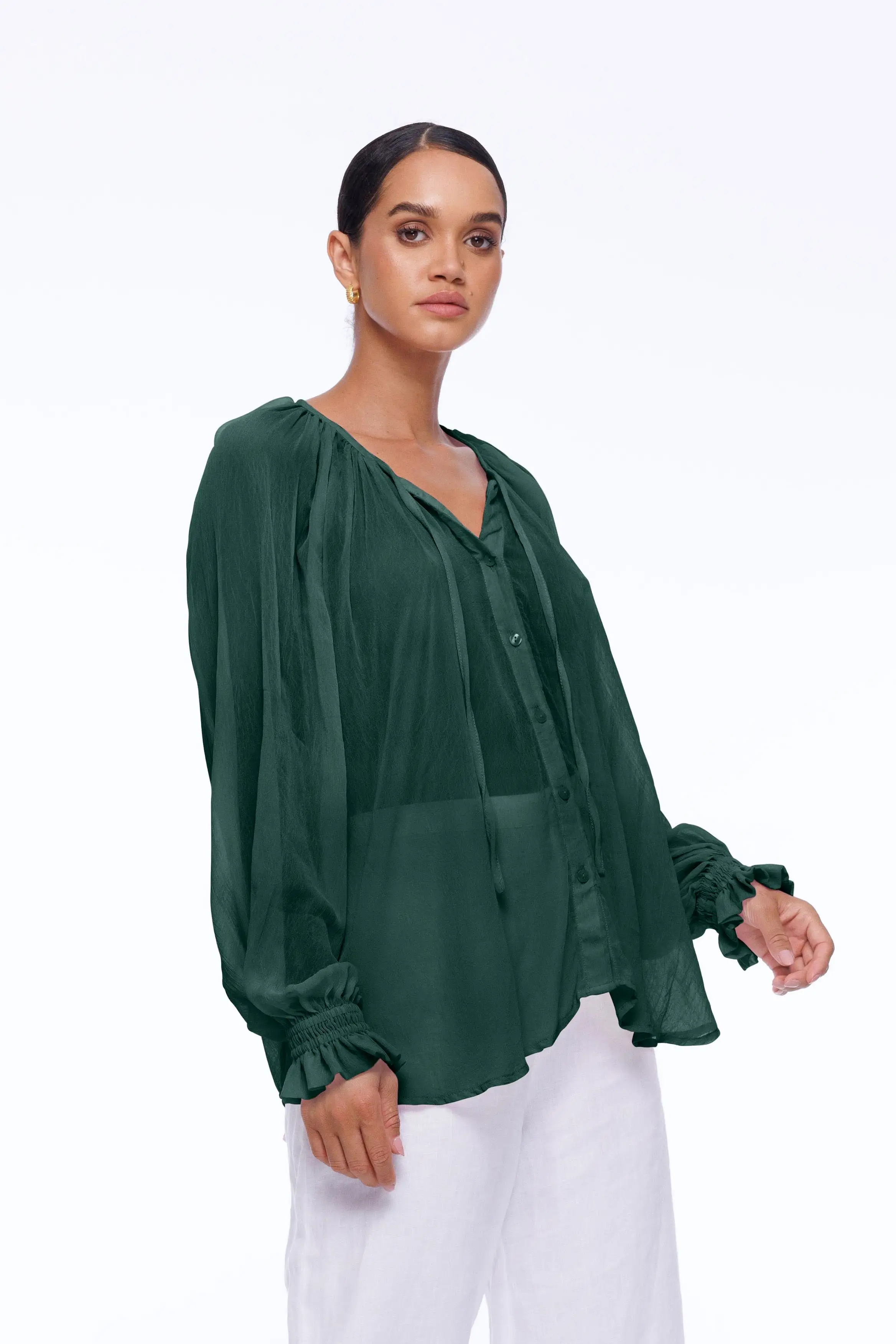 Ruthie Blouse - Emerald