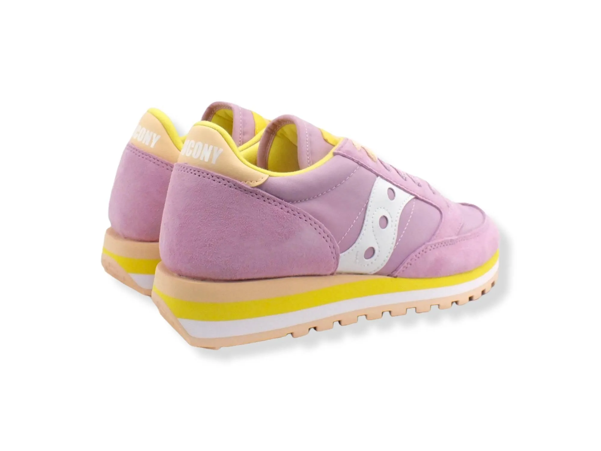 SAUCONY Jazz Triple Sneaker Donna Pink Yellow S60530-18