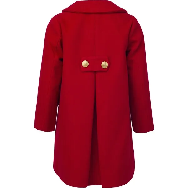 Sorci and Fofa Wool Coat, Red