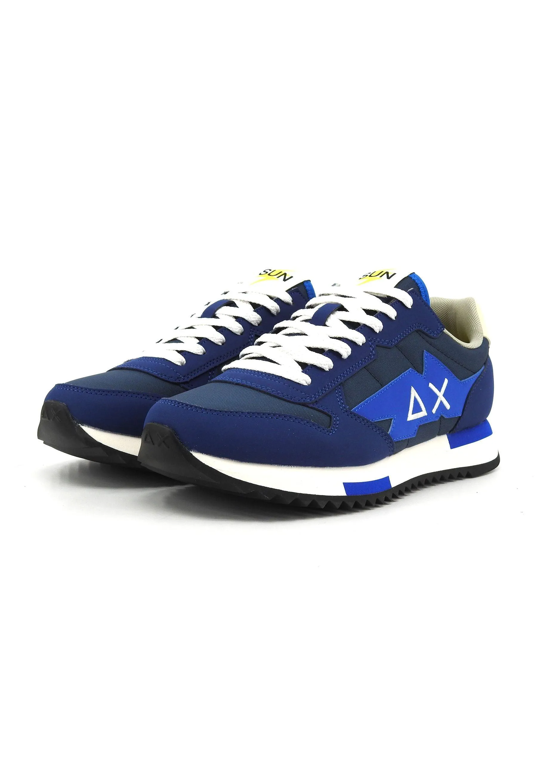 SUN68 Niki Solid Sneaker Uomo Navy Blue Z34120