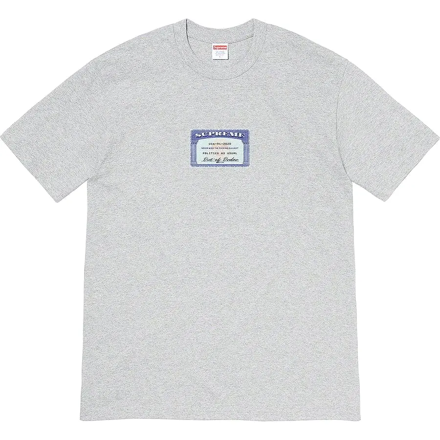 Supreme Social Tee (Grey)