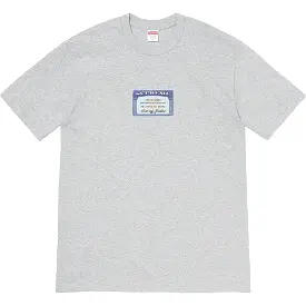 Supreme Social Tee (Grey)