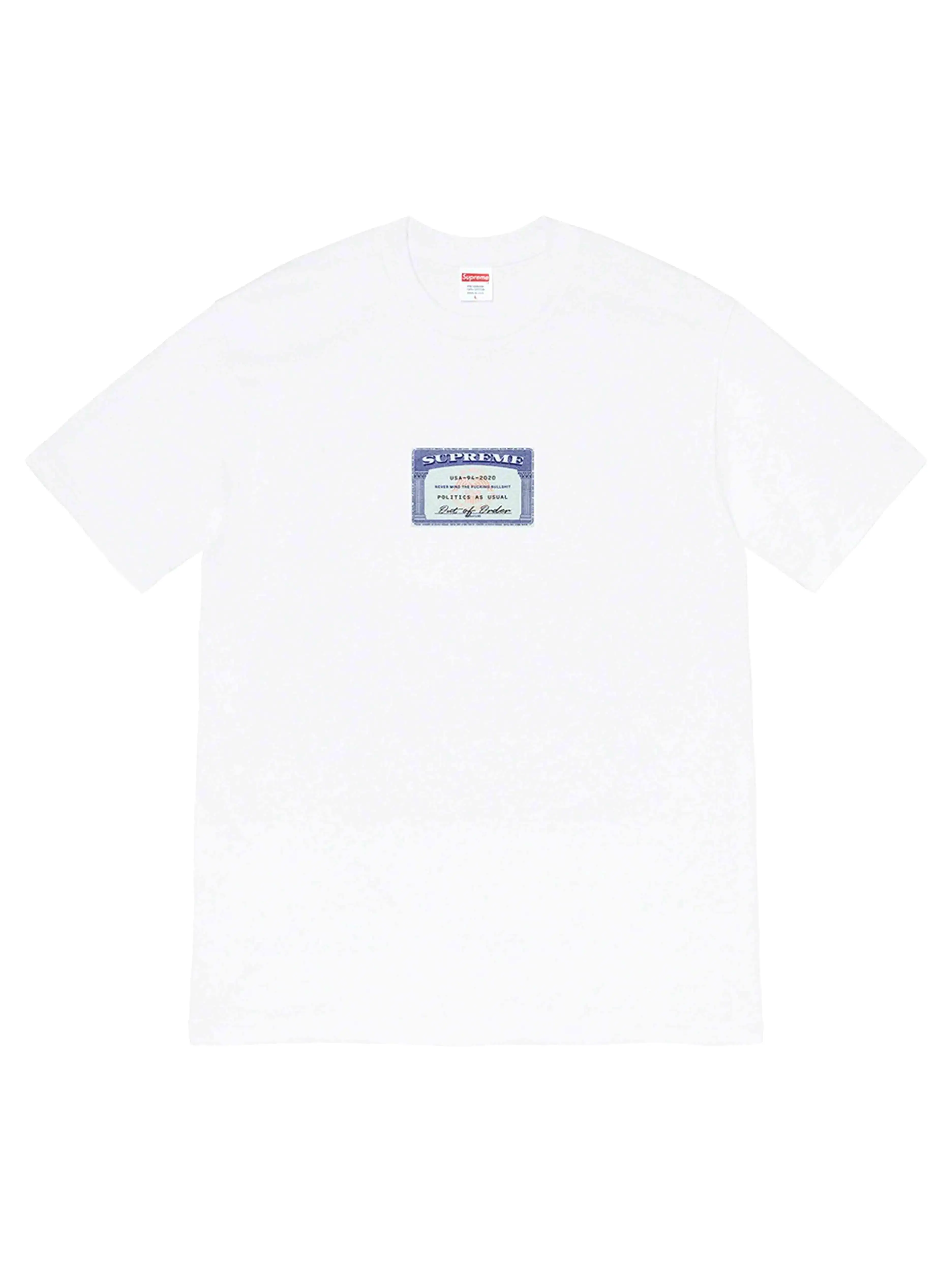 Supreme Social Tee White [SS20]