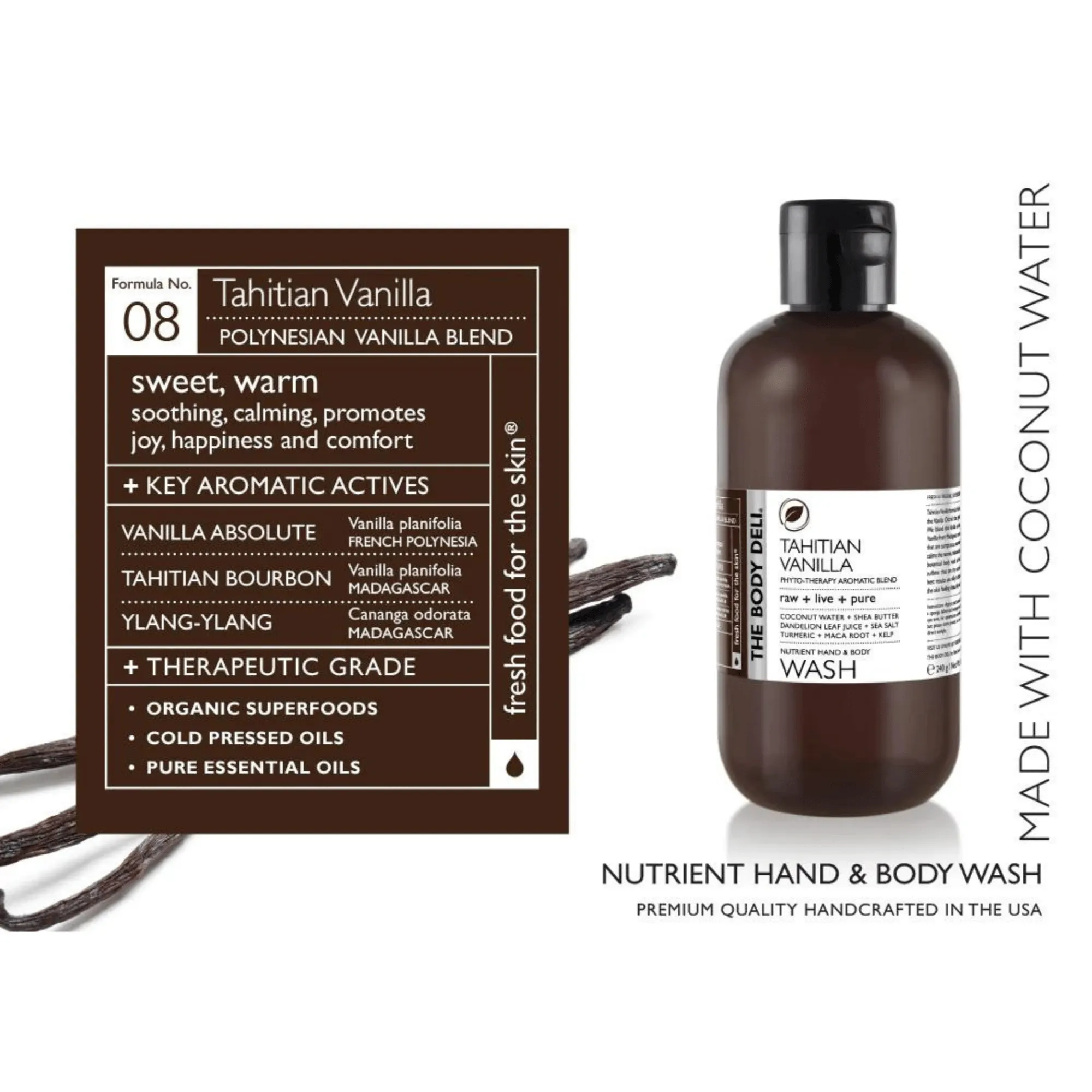 THE BODY DELI Hand & Body Wash in Tahitian Vanilla