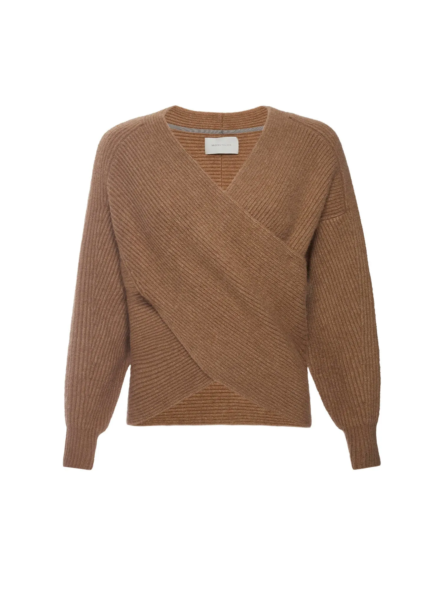 The Hughes Wrap Front Sweater