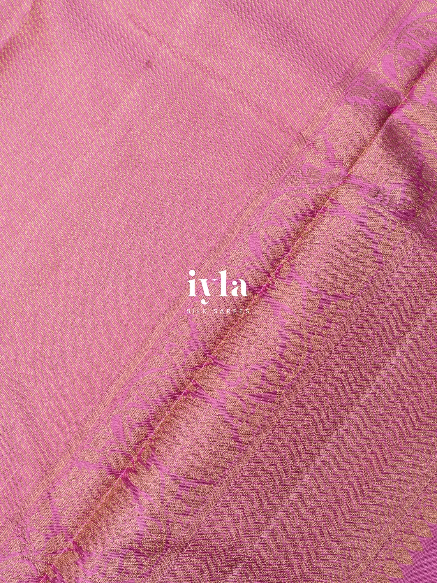 The Magnolia Weave Kanjeevaram in Lilac