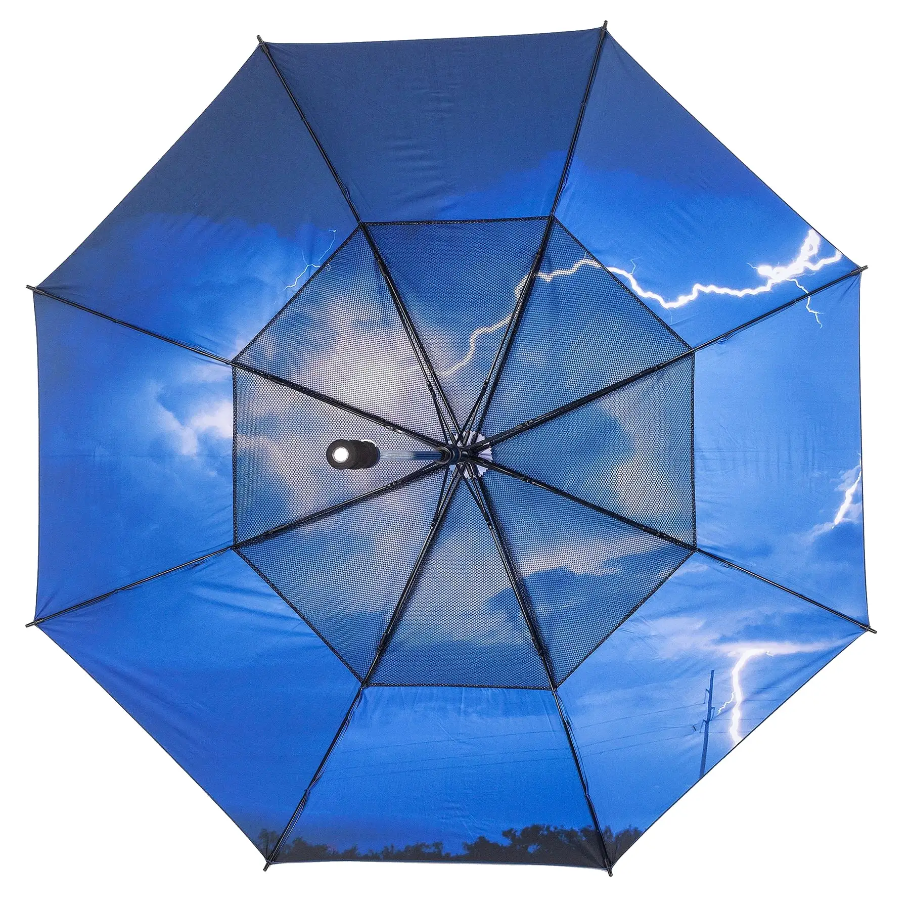 Tod Golf Umbrella Navy Print - 2024