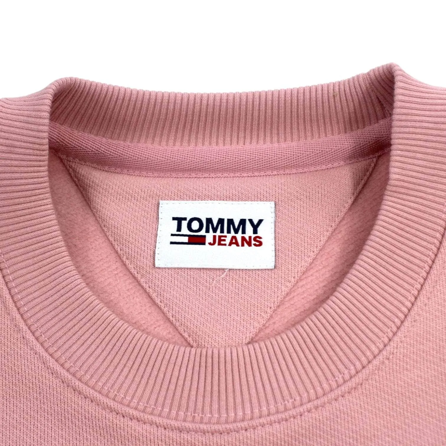 Tommy Jeans Plaster Pink Logo Sweatshirt